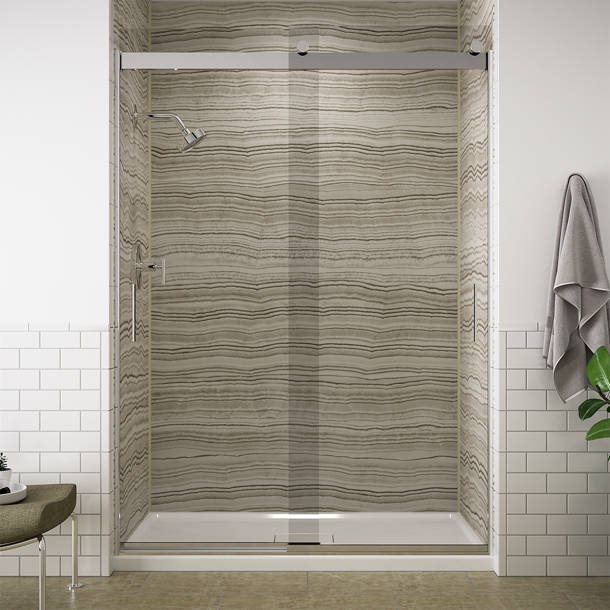 Kohler Levity Plus Less Sliding Shower Door, 779/16 In. H X 565/8